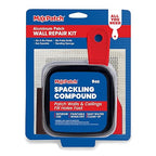 MaxPatch® Drywall Repair Kit, 4-Piece Set – Includes Self-Adhesive Aluminum Patch, 8 oz Spackle, 100% Recycled 3" Putty Knife, and Sanding Sponge – Multi-Purpose Wall Repair for Drywall, Plaster