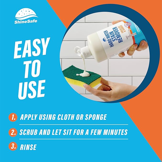 ShineSafe Hard Water Stain Remover 32 Fl Oz