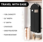 Simple Houseware 60'' Travel Garment Bag for Suits, Dresses, Coats, Tuxedos, Heavy Duty 300D Polyester