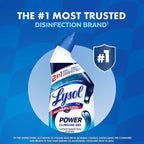 Lysol Toilet Bowl Cleaner, Max Strength Bathroom Cleaning Supplies, Toilet Bowl Cleaner Clinging Gel, Disinfecting and Deodorizing, Bleach Free, Atlantic Fresh + Forest Rain 24 oz (4 ct)