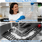 10Pcs Oven Rack Cleaning Bags, No Scrub Bags For Cleaning Oven Racks, Reusable Leak-Resistant PE Bags for Deep Soaking Grill Grates, BBQ Racks