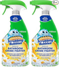 Scrubbing Bubbles Bathroom and Shower Cleaner Disinfectant Spray, Foaming Action Bathroom Grime Fighter, Petal Paradise Scent, 32oz (Pack of 2)