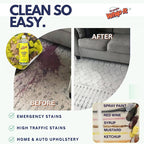 Whip-It Stain Remover and Concentrate Kit, 2-32oz Concentrates & 1-32 OZ Pro Spray Stain Remover, Makes 64 Bottles, Removes Coffee, Wine, Baby Stains, Pet Stains, Plant Based, Enzyme Cleaner, 500 Uses