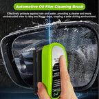 Automotive Oil Film Cleaning Brush, Upgrade 2.0 Car Glass Cleaner Windshield, Car Windshield Cleaner Tool for Perfect Visibility (2 Sets)