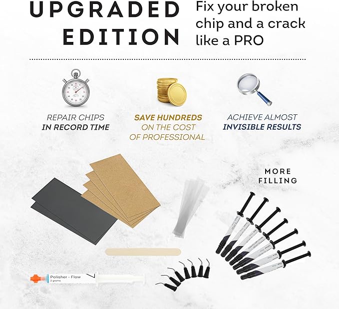 Refill for Multi-Color Surface Repair Kit - Fix Chips & Defects in Minutes | Restore Tiles Countertops and Bathroom Fixtures with Ease | for Porcelain Granite Fiberglass Marble Quartz and More