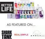 BETTER LIFE Granite Cleaner and Polish - Stone Countertop Cleaner for Marble, Quartz, Slate, Concrete Surfaces or Floors - Streak-Free Granite Stain Remover - 1 Gal Refill, Pomegranate & Grapefruit