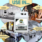 Natural Armor Enzyme Drain Maintainer - Gallon Drain Cleaner with Natural Enzyme Power to Prevent Buildup & Odors - Safe for Sinks, Showers, Grease Traps & Septic - Non-Toxic Formula, 128 fl oz Case
