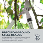 Woodland Tools Regular Duty Lopper – 28 Inch Manual Branch Cutter with Bypass Blade and Non Slip Grip – Lightweight Tree Trimmer for Gardening, Shrubs, and Small Branches