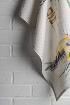 Maison d' Hermine Kitchen Towels Set of 3 100% Cotton 27.50" x 20" Reusable Cloth Tea Dish Towels Absorbent with Hanging Loop for Kitchen, Home, Dining, Cocktail Parties (Kelim - Infinity)