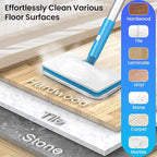 Z7 Steam Mop for Floor Cleaning, 13-in-1 Handheld Steam Cleaner for Home Tile Grout Hardwood Laminate Furniture Couch Clothes Carpet, Multi-Purpose Floor Steamer Machine, Corded (Blue)