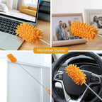 10 Pcs Venetian Window Blind Cleaner Duster Tool Set, Mini Blind Cleaner Duster Brush, Hand Held Air Conditioner Shutters Duster, Dirt Cleaner for Blind, Fan, Air Conditioner, Window Groove Gap(Green)