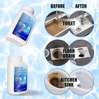 Pipeline Dredging Agent Sink Drain Cleaner - Powerful Quick Cleaning Drain Toilet Cleaner Tool, Unclog Toilet Clog And Kitchen Sink Pipe Unblocker Powder (2pc)