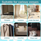 Pet Hair Remover for Carpets with 3 Lengths Adjustable Handle (23-54") - Stand-Up Tool to Remove Matted Dog & Cat Hair from Deep Pile Rugs, Stairs, Under Furniture