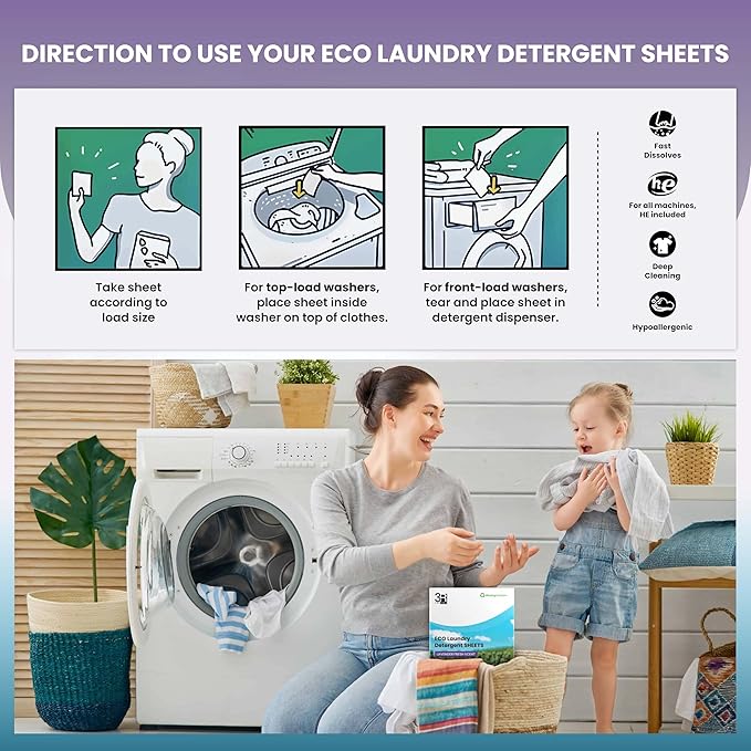 Dryer Sheets Lavender Scent Dryer Sheet, (HE) Laundry Detergent Sheets