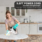 Pressurized Handheld Steam Cleaner with 14 pcs Accessories, Portable Steamer for Cleaning, Steam Cleaner for Home for Dirt, Grease, Grout, Tile, Floor, Car