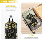 Laundry Bag Backpack, Extra Large Travel Laundry Bag with Mesh Pocket & Adjustable Shoulder Straps,Dirty Clothes Travel Bag for College Students Dorm,Apartment(Sunflower)