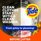 Washing Machine Cleaner by Tide, Washer Machine Cleaner with Oxi for Front and Top Loader Washer Machines, Deep Cleaning Odor Eliminator, 3 Month Supply