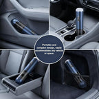 TEZILON Car Vacuum Cleaner 18000Pa Powerful Suction HEPA Filter, Portable Cordless Handheld Vacuum Vehicle Home with LED Display Air Duster Rechargeable Lightweight Multi-Nozzles for Pet Hair Keyboard