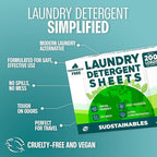 Fabric Softener Sheets bundle with 100 Strips Unscented Laundry Detergent Sheets