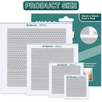 Drywall Patch Kit, 12 Pcs Aluminum Drywall Repair Kit for Holes, 2/4/6/8 inch Self Adhesive Fiberglass Wall Hole Patch Kit for Drywall, Sheet Rock, Aluminum Metal Sheetrock Ceiling Dry Wall Patch