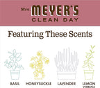 MRS. MEYER'S CLEAN DAY Liquid Dish Soap, Biodegradable Formula, Rosemary, 16 fl. oz