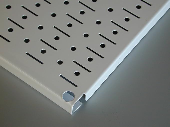 Wall Control Pegboard Organizer 4 ft. Metal Pegboard Standard Tool Storage Kit with Galvanized Toolboard and Blue Accessories
