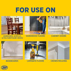 Zep Hardwood and Laminate Floor Cleaner - 32 Oz (Case of 4) - ZUHLF324 - Cleans Spots, Stains, and Scuffs while Restoring Shine on Hardwood, Laminate, Cabinet Doors, Crown Molding, and MORE