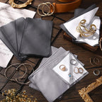 Breling 20 Pcs Silver Jewelry Polishing Cloths 6 x 8 inches Jewelry Cleaning Cloth Sterling Polish Cloths for Jewelry