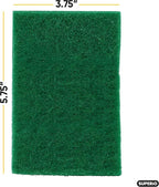 Heavy Duty Scouring Pads Non-Scratching Scrubber, Non-Scratch Cleaning Scrub Pads, Eco-Friendly Reusable Kitchen Scrubbing Pad