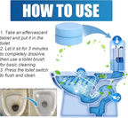 Toilet Bowl Cleaners - 12 PACK, Household Toilet Cleaner, Automatic Toilet Bowl Cleaners - Sustained-Release Toilet Tank Cleaners for Deodorizing and Descaling (Pack of 1)