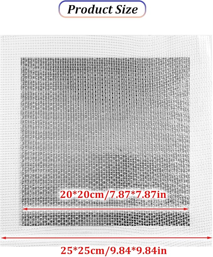 3 Pieces 7.87 Inch Wall Patch Repair, Drywall Repair Patch Self Adhesive Drywall Patch and Fiberglass Repair Kit, Heavy Duty Dry Wall Hole Repair Patch for Drywall Plasterboard (20 * 20 cm)