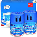 Toilet Bowl Cleaners 2 Bottles | Automatic Long-Lasting Blue Toilet Cleaner Tablets, Septic Safe Toilet Bowl Tablets in Bottles | Larger capacity | Prevent Stain Buil（2800 Flushes Each）
