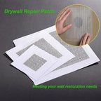10 Pcs 2/4/6 Inch Wall Patch Repair,Drywall Patch Self-Adhesive Mesh Drywall Patch and Fiberglass Repair Kit,Aluminum Heavy Duty Dry Wall Mesh Hole Repair Patch for Drywall Plasterboard