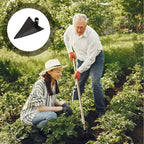 DOITOOL Japanese Garden Hoe Triangle Weeding Hoe Steel Gardening Tool 10.62X7.87X3.14 Inch Handheld for Planting and Soil Digging