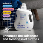 ATTITUDE Liquid Fabric Softener,Plant-Based & Vegan,HE Compatible,Naturally Derived,Wildflowers Scent,80 Loads,67.6 Fl Oz,(Pack of 2)