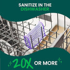 Scotch-Brite® Stay Clean Scrubbing Dish Cloths, Reusable and Long-Lasting Mesh Dish Rags That Dry Fast to Resist Odors, Scratch-Free Scrubber Wipes That are Safe on All Surfaces, 2 Dish Towels
