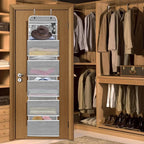 Over The Door Organizer Storage, 6 Shelf Removable Hanging Reinforced Anti-tilt, 44 lbs Load-Bearing, Suitable for Bedroom, Bathroom, Pantry Organization and Storage