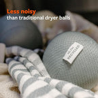 Full Circle Loads of Fun Anti-Static Dryer Balls, Set of 3 – Quiet, Scent-Free and Hypoallergenic Reusable Fabric Softener Laundry Balls – Non Toxic and Vegan, Gray 3 Count