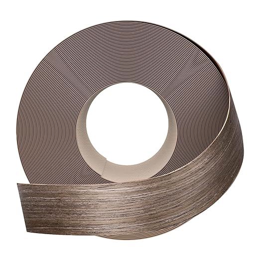 GSCIT Club Walnut Edge Banding, 1 1/2 inch x 25ft roll of Veneer Edge Banding Preglued Flexible, Real Wood Tape Banding