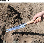 GREBSTK Garden Manual Weeding Tools Stainless Steel Beech Handle Shovel for Weeding, Cultivating, Transplanting, Digging