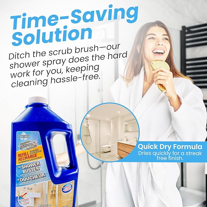 Shower Glass Cleaner Buster Economic Refill (1.89L)
