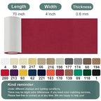 Canvas Repair Tape, 4×63 Inches Claret Waterproof Self-Adhesive Patch for Outdoor Gear, Durable and Weatherproof Fabric Tape for Boat Covers, Tents,Couch,Sofas, Sun Shades, Awnings, and Lounge Chairs