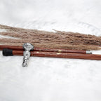Deluxe Walking Sticks | Rosewood Crafted Cane with Solid Brass Chrome Decorative Bars | Nagina International