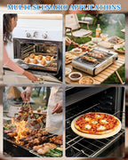 6 Pcs 2 Sizes Oven Rack Cleaning Bags, No Scrub Reusable PE Cleaning Bags,Leakproof Soaking Cleaner Bags for BBQ Grill,Grill Grate,Oven Rack, No Cleaner Included(15.7''×23.7''+19.7"× 27.5")