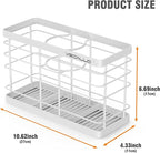 Hair Tool Organizer Shower Caddy Bathroom Hair Care and Styling Tool Organizer Storage Basket and Container for Hair Dryer, Flat Irons, Curling Wands, Hair Straighteners - Wall Mount No Drilling Rustproof Stainless Steel Bathroom Shelf