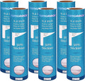 9.4 inch Extra Large Lint Roller Refills Compatible with PetLovers Extra-Wide 9.4 inch Giant Floor Lint Roller, 50% Stickier, Pack of 6 Refills, 60 Sheets per Refill, 360 Sheets Total