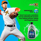 Sweat X Original Max Odor Defense Laundry Detergent – Remove the Worst Odors & Toughest Stains – High Performance Sports Wash for Training Gear & All Fabric Types – 45 Loads/Bottle – 2 Pack