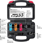 Powerbuilt 11 Piece Fuel and Transmission Line Disconnect Kit, Quick Disconnect Tool Set for A/C Fuel and Transmission Systems, GM Power Steering Disconnect, For Ford GM Dodge - 648650