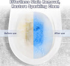 Toilet Bowl Cleaner, Automatic Long Lasting Continuous Toilet Bowl Cleaners, Bathroom Cleaner Prevent Stain Build Up Deep Clean,3 Bottles Septic Safe Toilet Bowl Tablets in Bottle Eucalyptus Scent