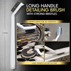 Grout Cleaning Brush Set (4 Pcs) Heavy Duty Hand Grout Scrub Brush & Detail Cleaning Brush Set for Baseboards,Floor, Corners, Shower, Bath Tub & Tiles